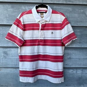 Penguin Men's Polo Shirt Bakersfield Classic Fit Size Medium EUC